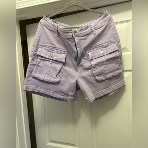 Judy Blue Lavender Cargo Shorts